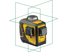 Линеен лазерен нивелир Nivel System CL3D-G с 3 зелени лъча, 30 м, 1 мм/5 м thumbnail image