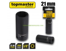 Удължена ударна шестостенна вложка 21 мм, 3/8 Top Master Pro 330834 thumbnail image