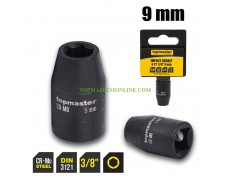 Ударна шестостенна вложка 9 мм, 3/8 Top Master Pro 330804 thumbnail image