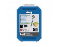 Поцинковани самонарезни винтове за дърво с дължина 51 мм Kreg SML-C2-50 Maxi Loc 50 бр. груба резба thumbnail image