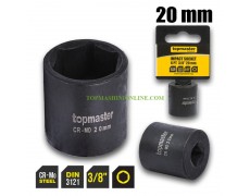 Ударна шестостенна вложка 20 мм, 3/8 Top Master Pro 330815 thumbnail image
