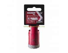 Диамантена боркорона с диаметър Ø 30 мм за ъглошлайф Raider 157846 М14 за пробиване на керамични плочки и гранит thumbnail image