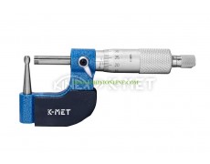 Микрометър за измерване на тръби K-MET 7041 0-25 мм, 0.01 мм thumbnail image