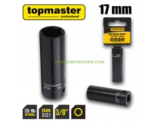 Удължена ударна шестостенна вложка 17 мм, 3/8 Top Master Pro 330830 thumbnail image