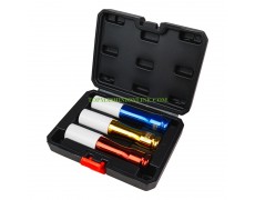 Комплект тефлонови удължени ударни шестостенни торсионни вложки 17, 19, 21 мм 1/2" Top Master Pro 338808 3 бр.150 мм thumbnail image