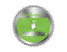 Универсален циркулярен диск за рязане на стомана, алуминий, дърво, пластмаса с диаметър 210 х 25.4 мм Evolution F210TCT-20MS 20 карбидни зъба thumbnail image