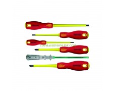 Комплект изолирани отвертки 1000V прави и кръстати 6 броя Topmaster 220120 thumbnail image