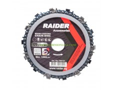 Диск с верига за рязане на дърво за ъглошлайф Ø 125 мм Raider 140131 thumbnail image