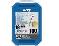 Поцинковани самонарезни винтове за дърво с дължина 19 мм Kreg SPS-F075-100 Maxi Loc 100 бр. фина резба thumbnail image