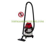 Акумулаторна прахосмукачка за сухо и мокро почистване Einhell TC-VC 18/20 Li S-Solo 18 V, Li-Ion, 20 л (без батерия и зарядно) thumbnail image