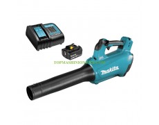 Акумулаторна въздуходувка с 1 батерия 18 V, 5 Ah Li-Ion Makita DUB184ST 780 м³/ч и зарядно устройство thumbnail image