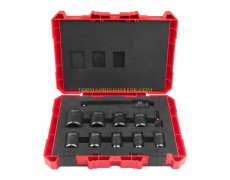 Комплект ударни вложки с размери 8-12 мм 1/2" Milwaukee Shockwave Impact Duty 4932352861 10 броя thumbnail image