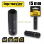 Удължена ударна шестостенна вложка 15 мм, 3/8 Top Master Pro 330828